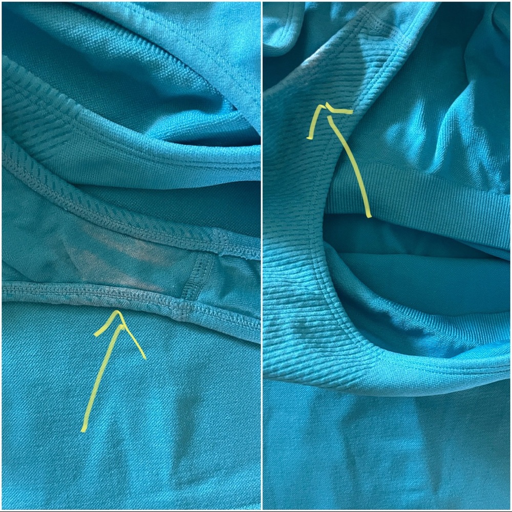 AVIA: Racerback Tank w/built in bra. Sz: L - Picture 6 of 7